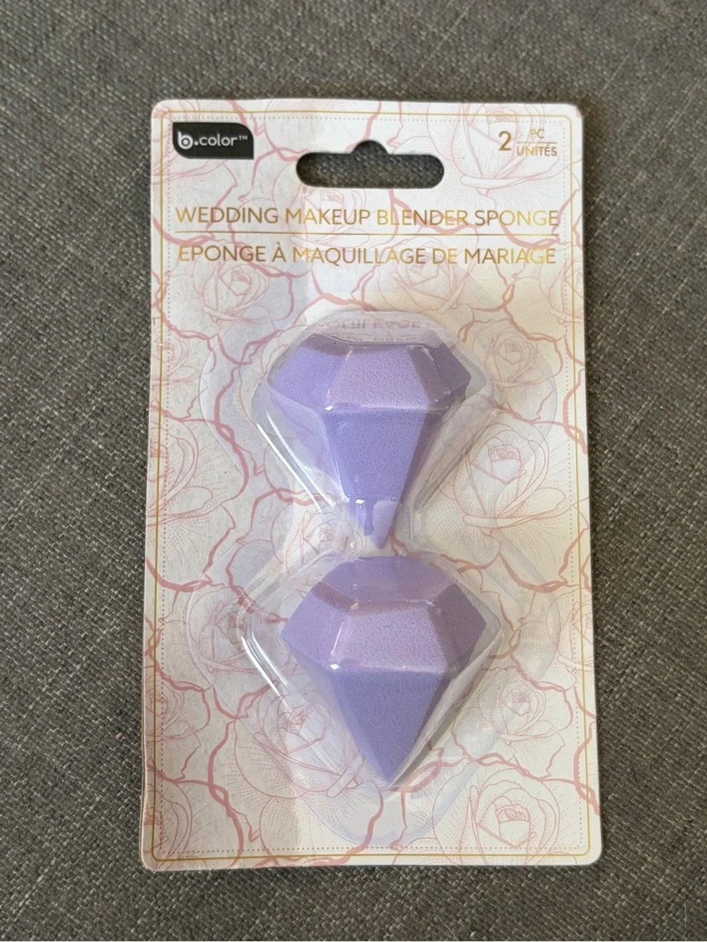 b.color Wedding Makeup Blender Sponge - Lavender (2 Pack)